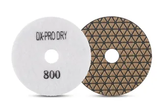 DX-Pro Dry Polishing Pad 4" 800 Grit White