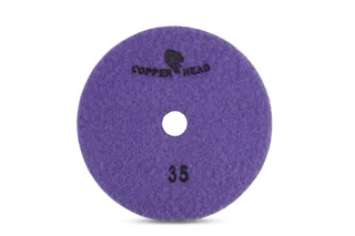 Copperhead Copper Resin Pad 5" 35 Grit