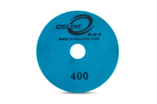 Cyclone Dry Premium Polishing Pad 4" 400 Grit