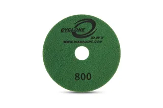 Cyclone Dry Premium Polishing Pad 4" 800 Grit