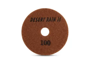 Desert Rain Honeycomb Dry Pad 4" 100 Grit Brown Velcro