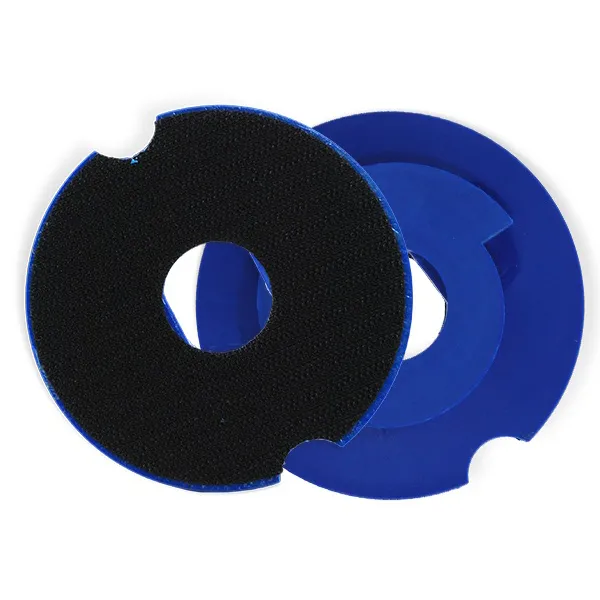 5 Plastic Blue Snail Lock Holder w/Velcro 3/8 Thin