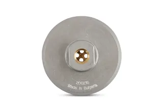 Aluminum Backup Pad with Water Deflector 4"