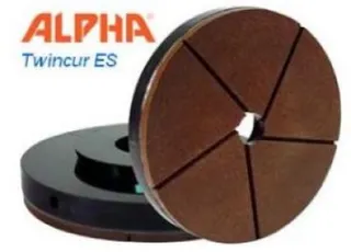 Alpha Twincur ES 6" 3000 Grit Snail Lock