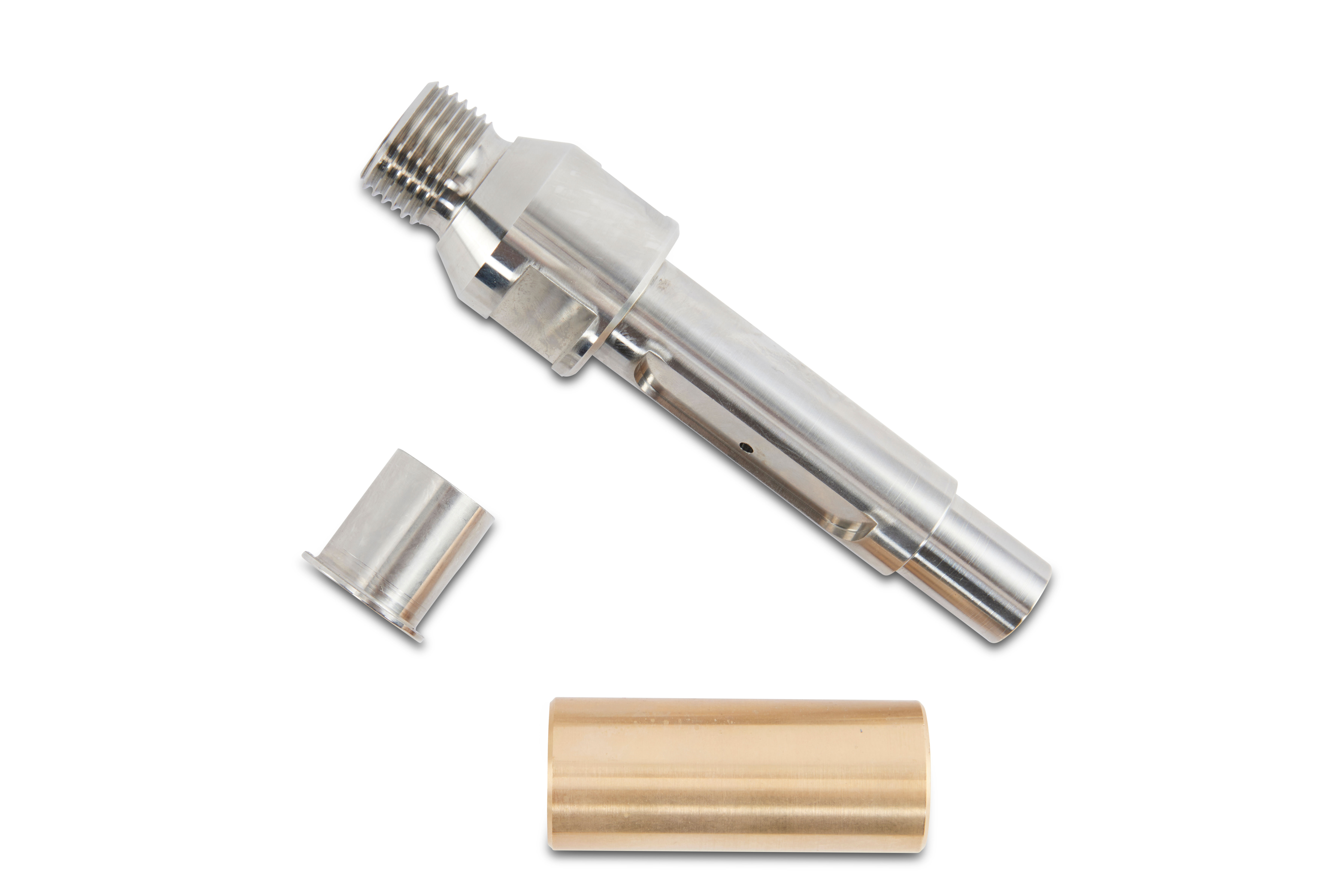 SS Speedy Tip Mandrel w/ Brass Sleeve & Retent Cap Assy