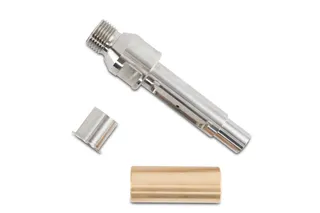 SS Speedy Tip Mandrel with Brass Sleeve and Retention Cap Assembly