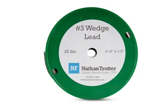 Wedge Lead #3, 1/2" x .140" x .040" per pound