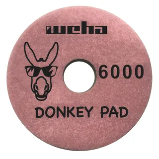 Weha Donkey Quartz Polishing Pad 4" 6000 Grit