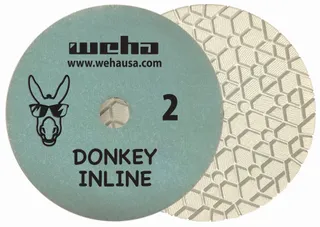 Weha Donkey Inline QRS Polishing Pad 6" Step 2
