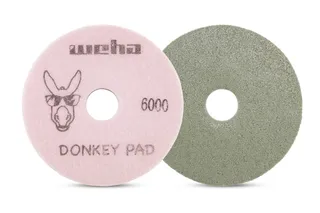 Weha Donkey Quartz Polishing Pad 6" 6000 Grit