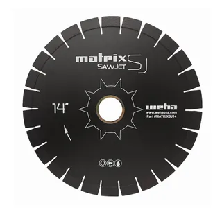 Weha Matrix SJ Bridge Saw Blade 14" 50/60 mm Arbor