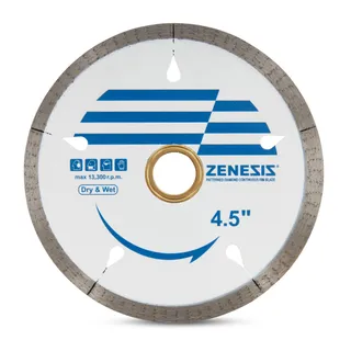 Zenesis Continuous Rim Blade 4-1/2" 7/8"-5/8"-20mm
