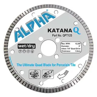 Alpha Katana Q Porcelain Turbo Blade