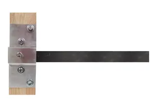 Carbon Fiber Straight Stud XL Support Bracket, 12"