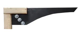 Carbon Fiber Flush Stud Bracket 12"
