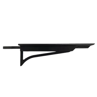 Carbon Bar Bell Floating Flat Shelf, Pack of 2