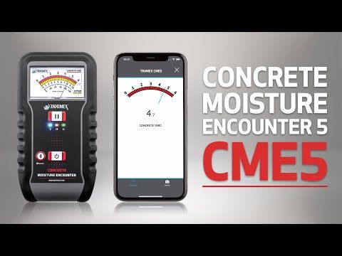 Tramex CME5 Concrete Moisture Meter Tramex CME5 Concrete Moisture Meter