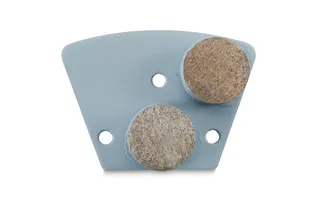 Surface Pro Trapezoid Double Button Medium Bond 120 Grit, Box of 9