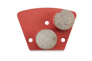 Surface Pro Trapezoid Double Button Hard Bond 70 Grit, Box of 9