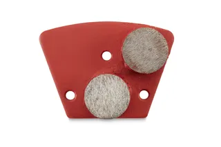 Surface Pro Trapezoid Double Button Hard Bond 120 Grit, Box of 9