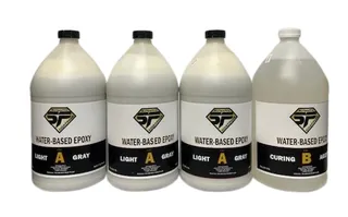 Surface Pro Water Based Epoxy Floor Coating Light Gray 4 Gallon