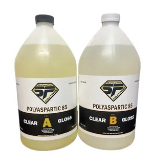 Surface Pro Polyaspartic 85 Floor Coating Clear 2 Gallon Kit