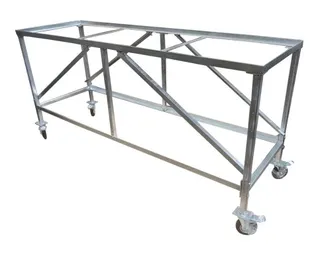 Weha Galvanized Wood Insert Table