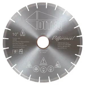 Diteq M22 Stone and Hard Materials Blade 14"