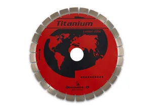 Diamant-D Lampo 2000 Titanium Bridge Saw Blade 16" 18mm Segment