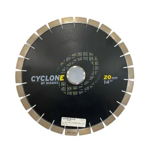 Cyclone Silent Core Titanium Bridge Saw Blade 14" 20mm Segment