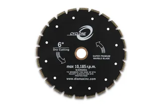 Cyclone Electroplated Marble Blade 6"