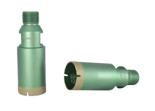 Apexx Porcelain Thin Wall Core Bit 1 3/8" 1/2" Gas Reverse Thread