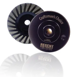 Craftsman's Choice Diamond Turbo Cup Wheel 4" Medium