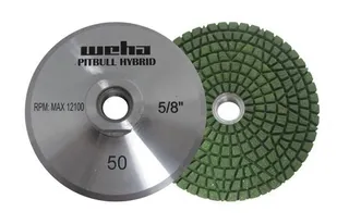 Weha Pitbull Hybrid Diamond Resin Cup Wheel 50 Grit Wet/Dry