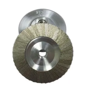 Weha Flap Diamond Cup Wheel 4" 60 Grit