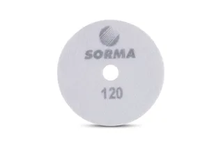 Sorma 7 Step I-Dia Dry Polishing Pad, 4" 120 Grit