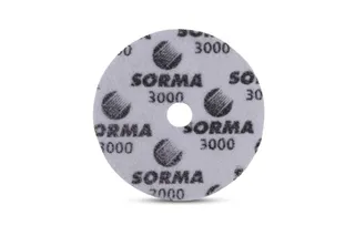 Sorma 7 Step I-Dia Dry Polishing Pad, 4" 3000 Grit