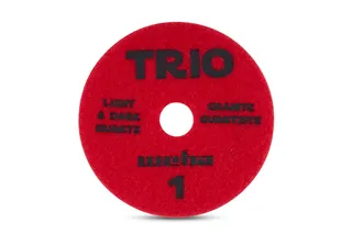 Weha Trio 3 Step Polishing Pads 4", Position 1