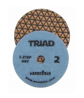 Weha 3 Step Triad Dry Polishing Pads 4" Step 2