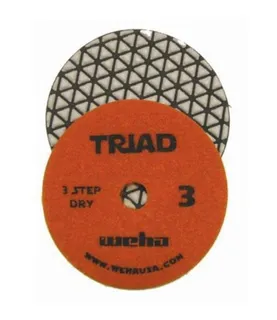 Weha 3 Step Triad Dry Polishing Pads 4" Step 3