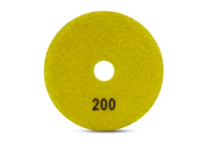 Tiger Superflex Diamond Wet Polishing Pad 4" 200 Grit