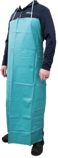 Regent Green Vinyl Bib Apron