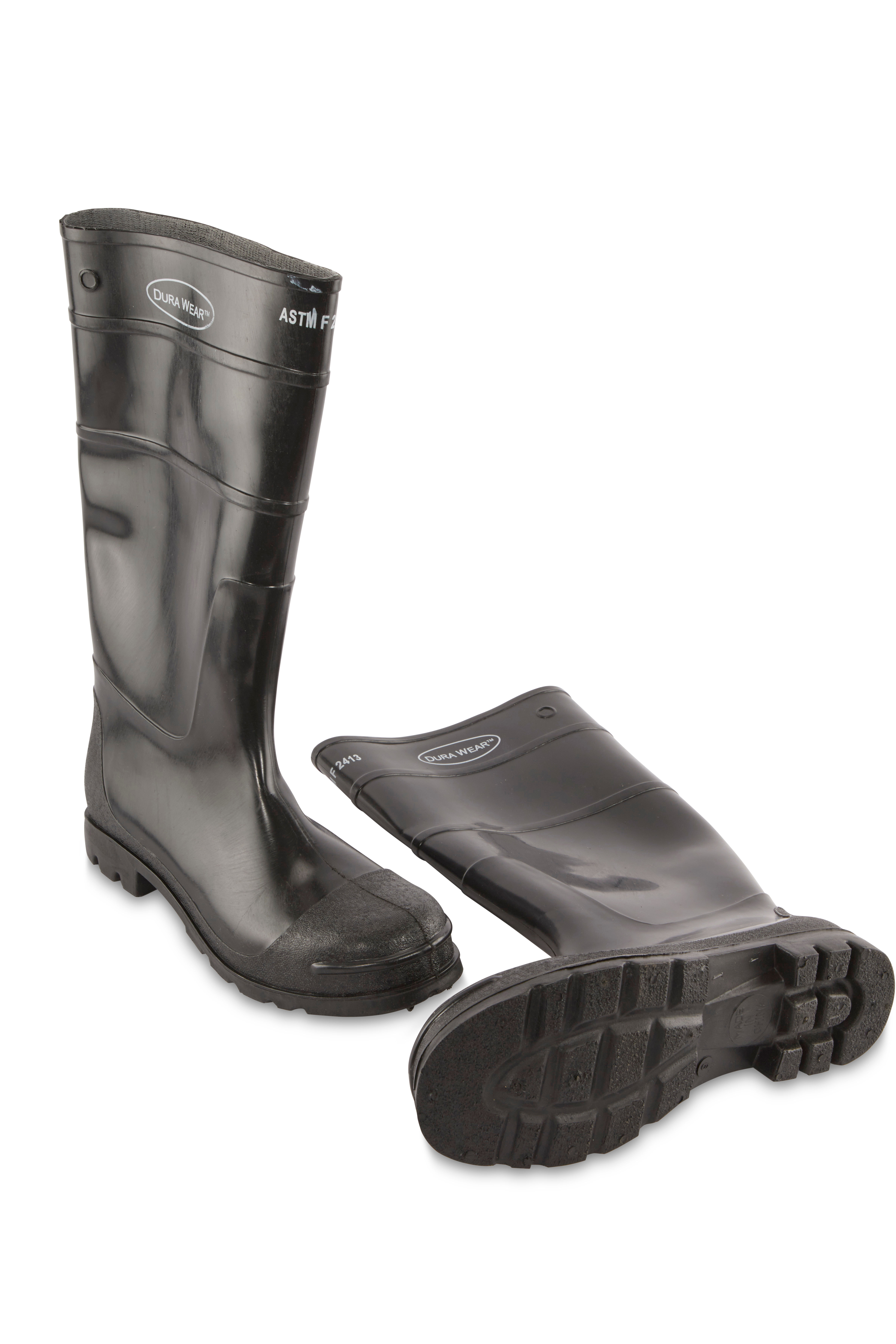 Boss white clearance rubber boots