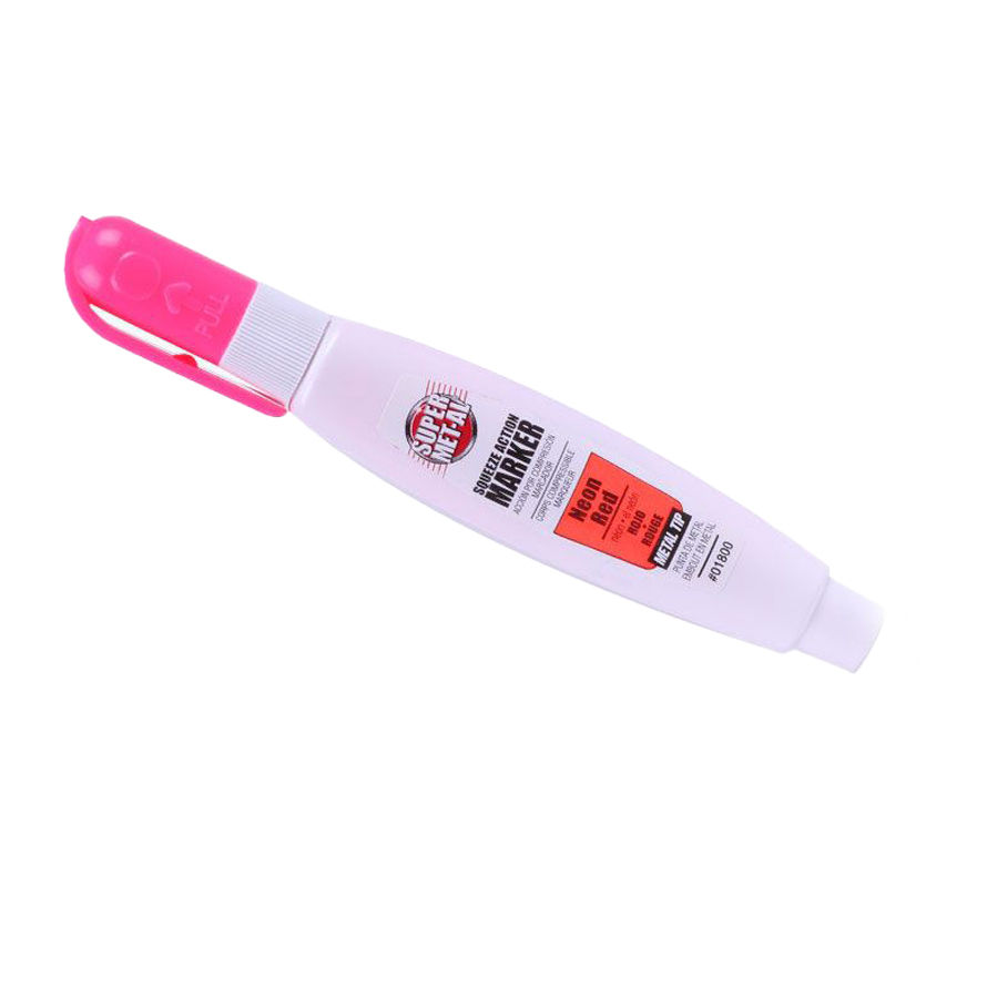 Super MET-AL Paint Marker Fine Line, Neon Red