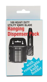Replacement Blades for Utility Knife with Dispenser 100 per pack