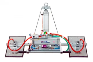Manzelli Topline Vacuum Lifter 625kg 3 Plate Power Tilt