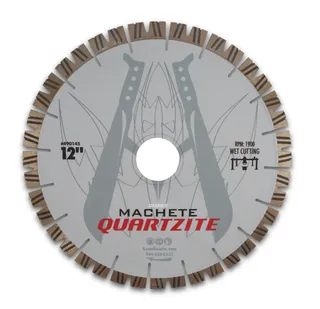 Diarex Machete Quartzite Bridge Saw Blade 12" 20mm Segments 50/60mm