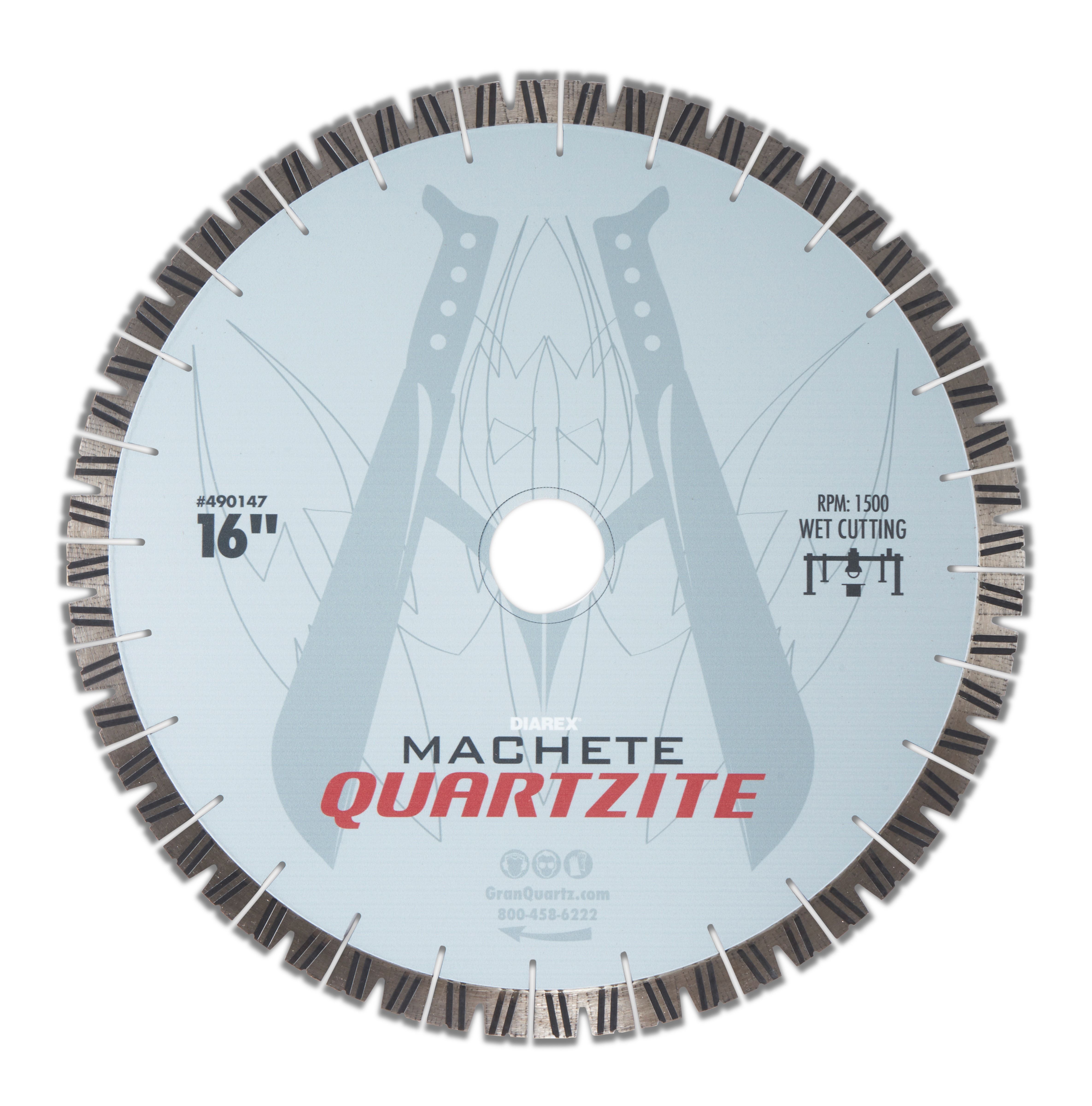 Diarex Machete Quartzite Bridge Saw Blade 16