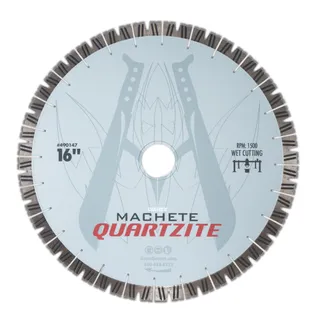 Diarex Machete Quartzite Bridge Saw Blade 16" 20mm Segments 50/60mm
