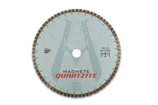 Diarex Machete Quartzite Bridge Saw Blade 20" 20mm Segments 50/60mm